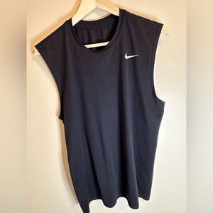 Nike Men's Black Tank Top / Large P2P 20”